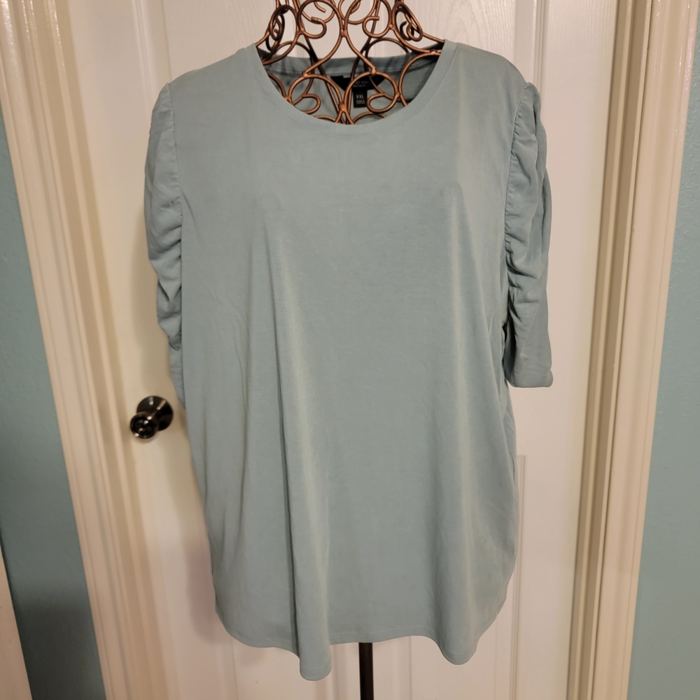 Simply Vera Vera Wang Light Blue Blouse